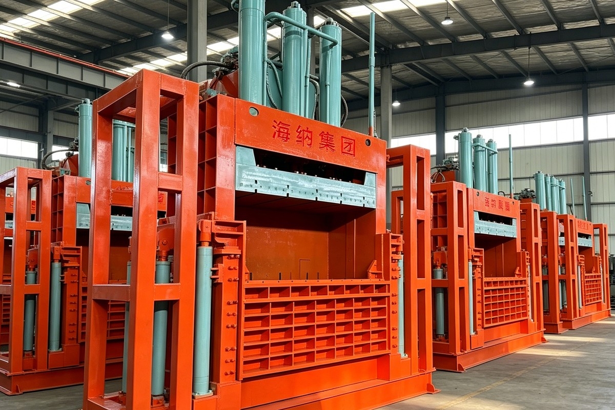 全鋼板立式金屬打包機(jī)